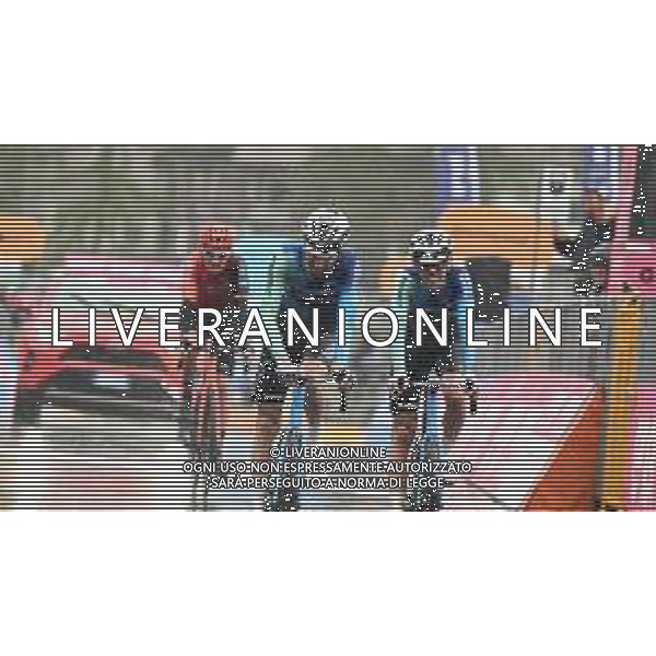21-05-2024 Giro D\'italia; Tappa 16 Livigno - Monte Pana; 2024, Decathlon - Ag2r La Mondiale; Paret Peintre, Aurelien; O\'connor, Ben; Monte Pana; ©SIROTTI / AGENZIA ALDO LIVERANI SAS