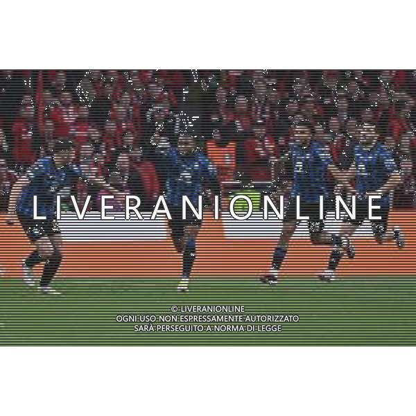 TVRG Atalanta vs Bayer Leverkusen nella foto esultanza Atalanta dopo il gol dell\'1 a 0 Ademola Lookman Dublino (IRL) 22-05-2024 Dublin Arena Finale UEFA Europa League foto Roberto Garavaglia/Agenzia Aldo Liverani sas/ AGENZIA ALDO LIVERANI SAS