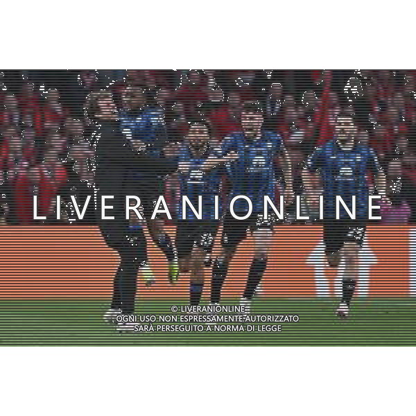 TVRG Atalanta vs Bayer Leverkusen nella foto esultanza Atalanta dopo il gol dell\'1 a 0 Ademola Lookman Dublino (IRL) 22-05-2024 Dublin Arena Finale UEFA Europa League foto Roberto Garavaglia/Agenzia Aldo Liverani sas/ AGENZIA ALDO LIVERANI SAS