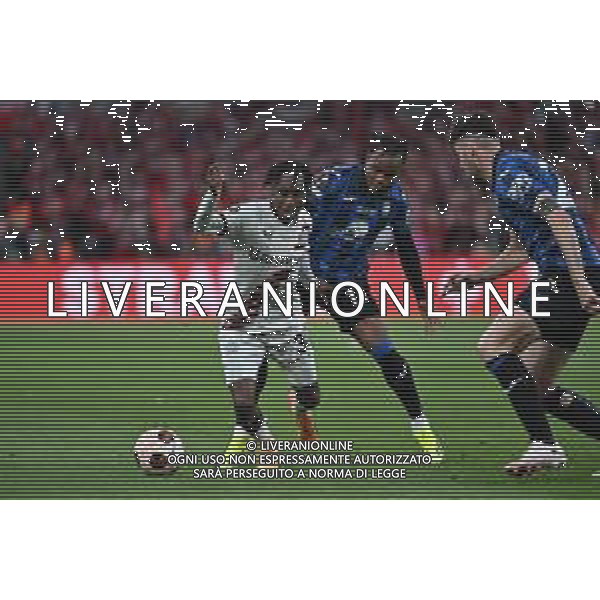 TVRG Atalanta vs Bayer Leverkusen nella foto Jeremie Frimpong (Bayer Leverkusen) e Ademola Lookman (Atalanta) Dublino (IRL) 22-05-2024 Dublin Arena Finale UEFA Europa League foto Roberto Garavaglia/Agenzia Aldo Liverani sas/ AGENZIA ALDO LIVERANI SAS