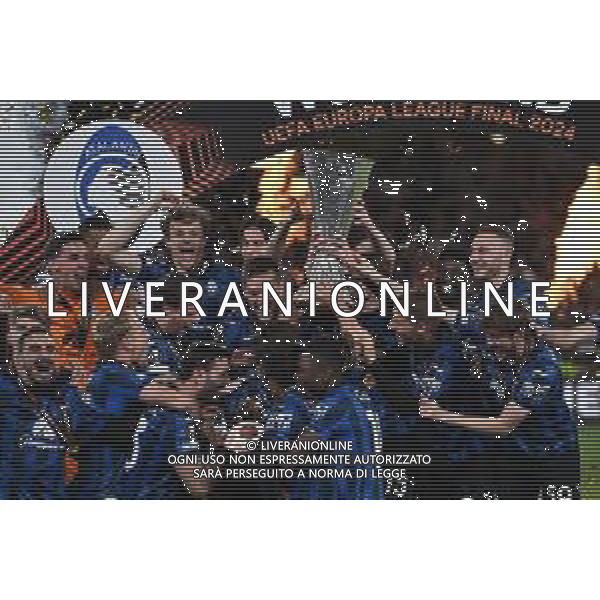 TVRG Atalanta vs Bayer Leverkusen nella foto premiazione Atalanta Dublino (IRL) 22-05-2024 Dublin Arena Finale UEFA Europa League foto Roberto Garavaglia/Agenzia Aldo Liverani sas/ AGENZIA ALDO LIVERANI SAS