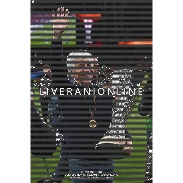 TVRG Atalanta vs Bayer Leverkusen nella foto Gian Piero Gasperini allenatore Atalanta Dublino (IRL) 22-05-2024 Dublin Arena Finale UEFA Europa League foto Roberto Garavaglia/Agenzia Aldo Liverani sas/ AGENZIA ALDO LIVERANI SAS