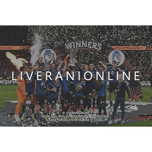 TVRG Atalanta vs Bayer Leverkusen nella foto premiazione Atalanta Dublino (IRL) 22-05-2024 Dublin Arena Finale UEFA Europa League foto Roberto Garavaglia/Agenzia Aldo Liverani sas