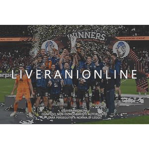 TVRG Atalanta vs Bayer Leverkusen nella foto premiazione Atalanta Dublino (IRL) 22-05-2024 Dublin Arena Finale UEFA Europa League foto Roberto Garavaglia/Agenzia Aldo Liverani sas