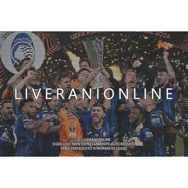 TVRG Atalanta vs Bayer Leverkusen nella foto premiazione Atalanta Dublino (IRL) 22-05-2024 Dublin Arena Finale UEFA Europa League foto Roberto Garavaglia/Agenzia Aldo Liverani sas