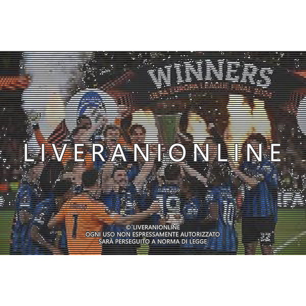 TVRG Atalanta vs Bayer Leverkusen nella foto premiazione Atalanta Dublino (IRL) 22-05-2024 Dublin Arena Finale UEFA Europa League foto Roberto Garavaglia/Agenzia Aldo Liverani sas