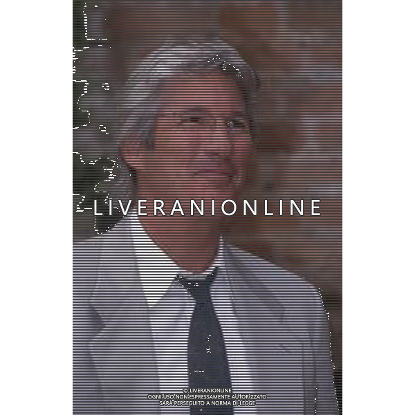 DIAP- RETROSPETTIVA RICHARD GERE ATTORE NELLA FOTO RICHARD GERE A VENEZIA NELL\'ANNO 2000 AG ALDO LIVERANI SAS 