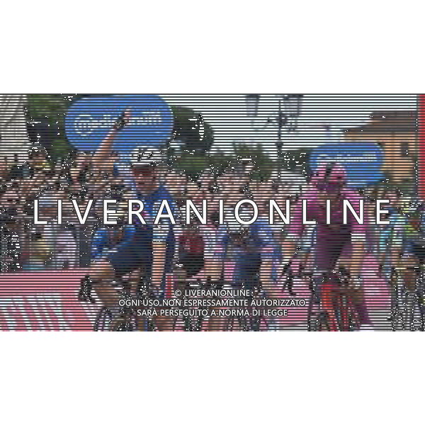 23-05-2024 Giro D\'italia; Tappa 18 Fiera Di Primiero - Padova; 2024, Soudal - Quick Step; 2024, Lidl - Trek; Merlier, Tim; Milan, Jonathan; Padova; ©SIROTTI / AGENZIA ALDO LIVERANI SAS