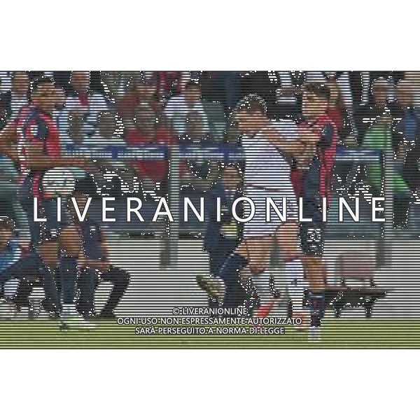 26-5-2024. Cagliari calcio-A.C.F. Fiorentina 38° giornata campionato calcio italiano Serie A 2023/2024, stadio Unipol Domus Cagliari. Foto Salvatore Moi/Agenzia Aldo Liverani s.as. Nella foto:Andrea Belotti Fiorentina, Adam Obert Cagliari ©MOI SALVATORE / AGENZIA ALDO LIVERANI SAS