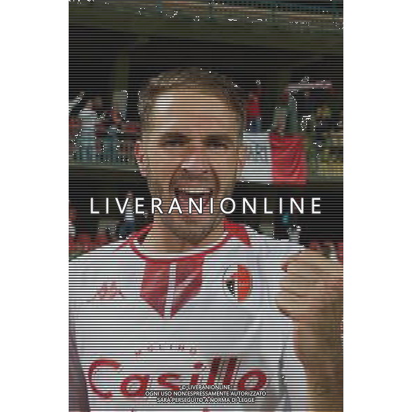 TVEM Giacomo Ricci of SSC Bari celebrates after scoring a goal during the Italian Serie BKT playout match between Ternana Calcio vs SSC Bari on 23 May 2024 at the Libero Liberati stadium in Bari, Italy. Photo by Emmanuele Mastrodonato/ag. Aldo Liverani s.a.s. / AGENZIA ALDO LIVERANI SAS