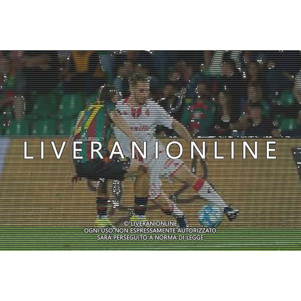 TVEM Giacomo Ricci of SSC Bari in action against Costantino Favasuli of Ternana Calcio during the Italian Serie BKT playout match between Ternana Calcio vs SSC Bari on 23 May 2024 at the Libero Liberati stadium in Bari, Italy. Photo by Emmanuele Mastrodonato/ag. Aldo Liverani s.a.s. / AGENZIA ALDO LIVERANI SAS
