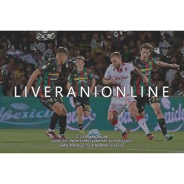 TVEM Giuseppe Sibilli of SSC Bari in action against Gregorio Luperini of Ternana Calcio during the Italian Serie BKT playout match between Ternana Calcio vs SSC Bari on 23 May 2024 at the Libero Liberati stadium in Bari, Italy. Photo by Emmanuele Mastrodonato/ag. Aldo Liverani s.a.s. / AGENZIA ALDO LIVERANI SAS