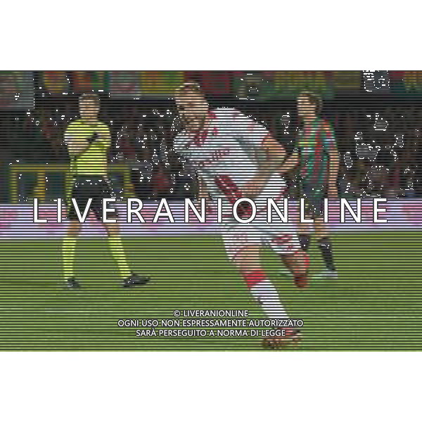 TVEM Giuseppe Sibilli of SSC Bari celebrates after scoring a goal during the Italian Serie BKT playout match between Ternana Calcio vs SSC Bari on 23 May 2024 at the Libero Liberati stadium in Bari, Italy. Photo by Emmanuele Mastrodonato/ag. Aldo Liverani s.a.s. / AGENZIA ALDO LIVERANI SAS
