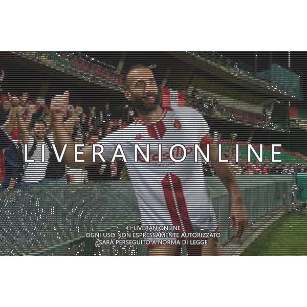 TVEM Valerio Di Cesare of SSC Bari celebrates the victory during the Italian Serie BKT playout match between Ternana Calcio vs SSC Bari on 23 May 2024 at the Libero Liberati stadium in Bari, Italy. Photo by Emmanuele Mastrodonato/ag. Aldo Liverani s.a.s./ AGENZIA ALDO LIVERANI SAS