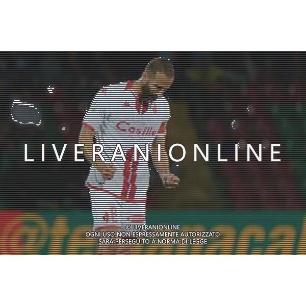 TVEM Valerio Di Cesare of SSC Bari celebrates the victory during the Italian Serie BKT playout match between Ternana Calcio vs SSC Bari on 23 May 2024 at the Libero Liberati stadium in Bari, Italy. Photo by Emmanuele Mastrodonato/ag. Aldo Liverani s.a.s./ AGENZIA ALDO LIVERANI SAS