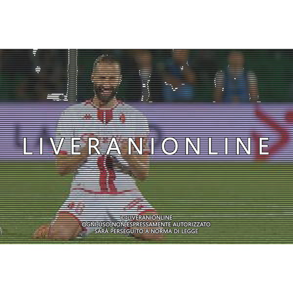 TVEM Valerio Di Cesare of SSC Bari celebrates the victory during the Italian Serie BKT playout match between Ternana Calcio vs SSC Bari on 23 May 2024 at the Libero Liberati stadium in Bari, Italy. Photo by Emmanuele Mastrodonato/ag. Aldo Liverani s.a.s./ AGENZIA ALDO LIVERANI SAS