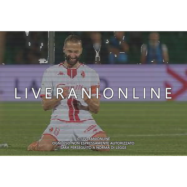 TVEM Valerio Di Cesare of SSC Bari celebrates the victory during the Italian Serie BKT playout match between Ternana Calcio vs SSC Bari on 23 May 2024 at the Libero Liberati stadium in Bari, Italy. Photo by Emmanuele Mastrodonato/ag. Aldo Liverani s.a.s./ AGENZIA ALDO LIVERANI SAS