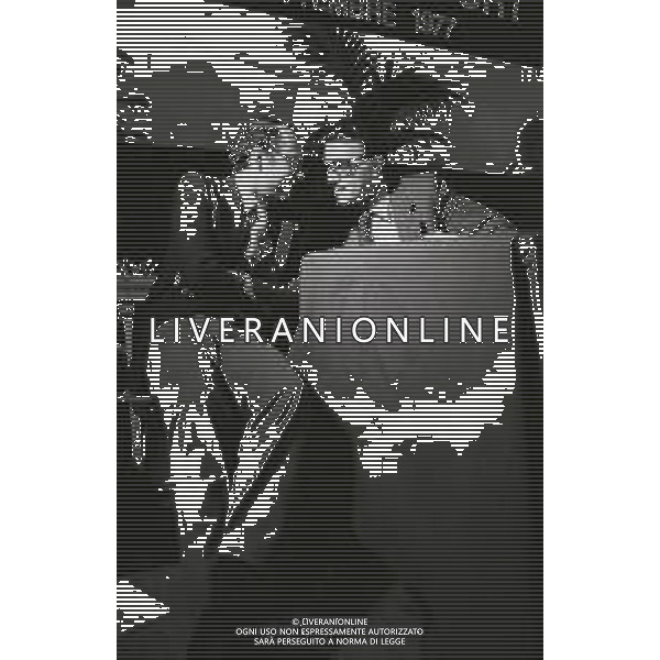 NEG-RETROSPETTIVA CONCETTO LO BELLO ARBITRO NELLA FOTO CONCETTO LO BELLO A PALMANOVA ALLE FESTA DELL\'AMICIZIA ANNO 1977 AG ALDO LIVERANI SAS