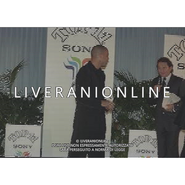 NEG- RETROSPETTIVA BRUNO LONGHI GIORNALISTA NELLA FOTO BRUNO LONGHI ALLA PREMIAZIONE DEI TOP 11 IL GIORNO 07-09-1998 AG ALDO LIVERANI SAS