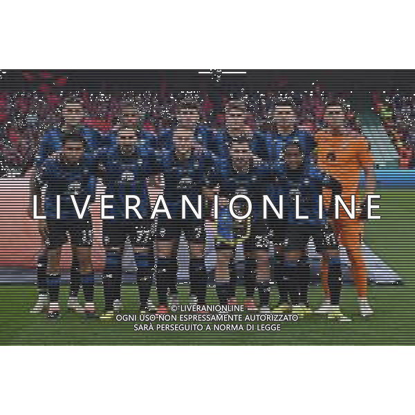 TVRG Atalanta vs Bayer Leverkusen nella foto formazione Atalanta, in piedi da SX Gianluca Scamacca, Isak Hien, Matteo Ruggeri, Charles de Ketelaere, Berat Djimsiti e Juan Musso; in basso da SX Ederson Jose\' dos Santos, Davide Zappacosta, Teun Koopmeiners, Sead Kolasinac e Ademola Lookman Dublino (IRL) 22-05-2024 Dublin Arena Finale UEFA Europa League foto Roberto Garavaglia/Agenzia Aldo Liverani sas/AGENZIA ALDO LIVERANI SAS