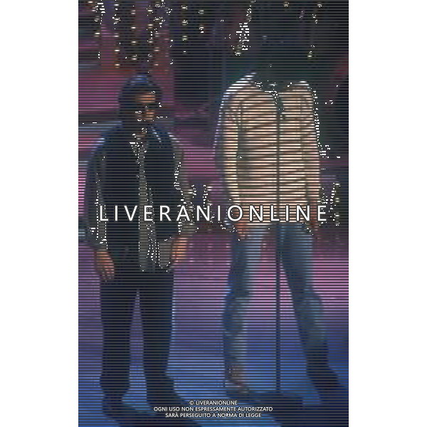 DIAP-RETROSPETTIVA ALEANDRO BALDI CANTANTE  NELLA FOTO ALEANDRO BALDI AL FESTIVAL DI SANREMO NELL\'ANNO 1994 AG ALDO LIVERANI SAS  