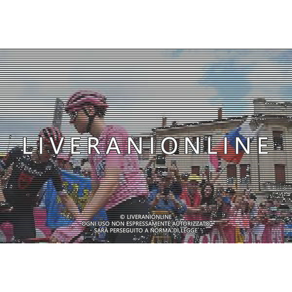 24-05-2024 Giro D\'italia; Tappa 19 Mortegliano - Sappada; 2024, Uae Team Emirates; Pogacar, Tadej; Mortegliano; ©SIROTTI / AGENZIA ALDO LIVERANI