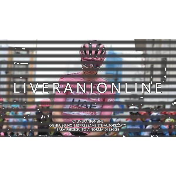 24-05-2024 Giro D\'italia; Tappa 19 Mortegliano - Sappada; 2024, Uae Team Emirates; Pogacar, Tadej; Mortegliano; ©SIROTTI / AGENZIA ALDO LIVERANI