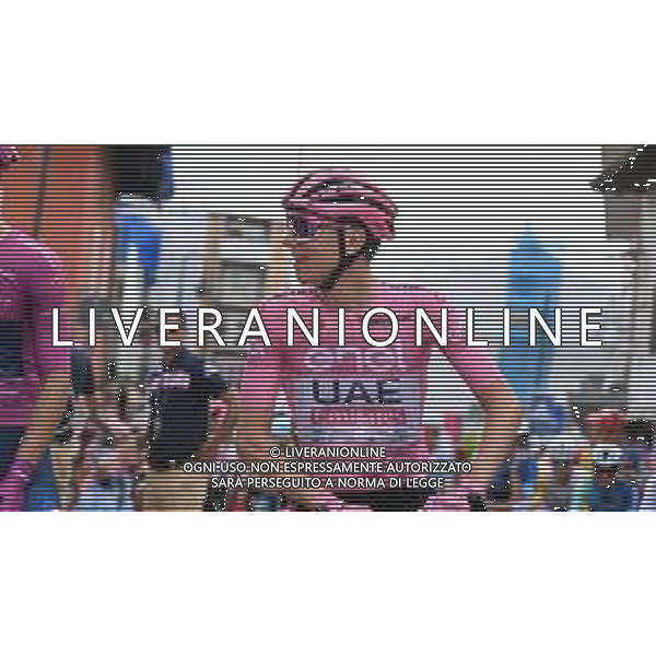 24-05-2024 Giro D\'italia; Tappa 19 Mortegliano - Sappada; 2024, Uae Team Emirates; Pogacar, Tadej; Mortegliano; ©SIROTTI / AGENZIA ALDO LIVERANI