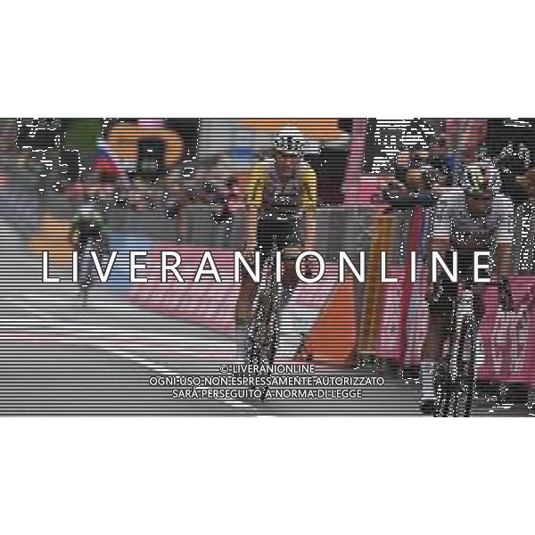 24-05-2024 Giro D\'italia; Tappa 19 Mortegliano - Sappada; 2024, Ineos Grenadiers; 2024, Jayco Alula; Narvaez, Jhonnatan; Plapp, Lucas; Sappada; ©SIROTTI / AGENZIA ALDO LIVERANI