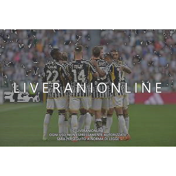 TVMV-Torino 25.05.2024 Allianz Stadium ©Manuela Viganti/Agenzia Aldo Liverani Juventus vs Monza Campionato Calcio Serie A TIM 2023/2024 38a giornata Nella foto: esultanza juventus dopo il gol di federico chiesa ©Viganti / AGENZIA ALDO LIVERANI SAS