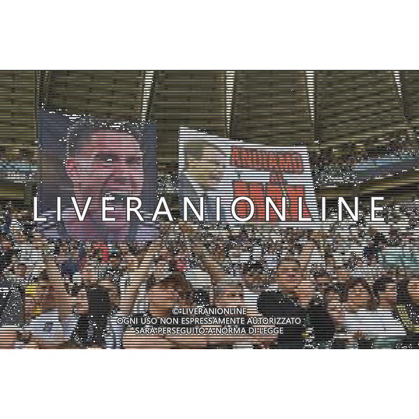 TVMV-Torino 25.05.2024 Allianz Stadium ©Manuela Viganti/Agenzia Aldo Liverani Juventus vs Monza Campionato Calcio Serie A TIM 2023/2024 38a giornata Nella foto: tifosi juventus per massimiliano allegri ©Viganti / AGENZIA ALDO LIVERANI SAS