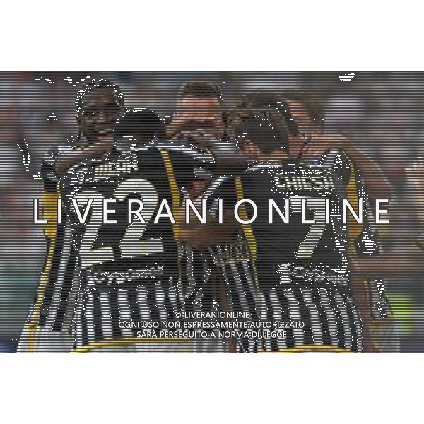 TVMV-Torino 25.05.2024 Allianz Stadium ©Manuela Viganti/Agenzia Aldo Liverani Juventus vs Monza Campionato Calcio Serie A TIM 2023/2024 38a giornata Nella foto: esultanza juventus dopo il gol di alex sandro ©Viganti / AGENZIA ALDO LIVERANI SAS