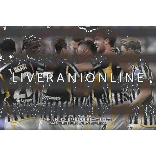 TVMV-Torino 25.05.2024 Allianz Stadium ©Manuela Viganti/Agenzia Aldo Liverani Juventus vs Monza Campionato Calcio Serie A TIM 2023/2024 38a giornata Nella foto: esultanza juventus dopo il gol di alex sandro ©Viganti / AGENZIA ALDO LIVERANI SAS