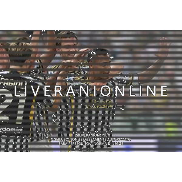 TVMV-Torino 25.05.2024 Allianz Stadium ©Manuela Viganti/Agenzia Aldo Liverani Juventus vs Monza Campionato Calcio Serie A TIM 2023/2024 38a giornata Nella foto: esultanza alex sandro dopo il gol ©Viganti / AGENZIA ALDO LIVERANI SAS