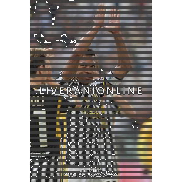 TVMV-Torino 25.05.2024 Allianz Stadium ©Manuela Viganti/Agenzia Aldo Liverani Juventus vs Monza Campionato Calcio Serie A TIM 2023/2024 38a giornata Nella foto: esultanza alex sandro dopo il gpol ©Viganti / AGENZIA ALDO LIVERANI SAS