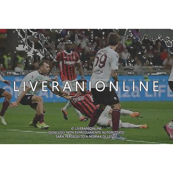 Milan vs Salernitana nella foto Olivier Giroud (Milan) segna il gol del 2 a 0\' Milano 25-05-2024 Stadio Giuseppe Meazza - San Siro Campionato Serie A TIM - 38a giornata foto Roberto Garavaglia/Agenzia Aldo Liverani sas/ AGENZIA ALDO LIVERANI SAS