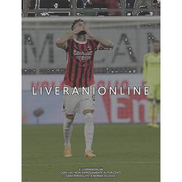 esultanza olivier giroud dopogol -MILAN vs SALERNITANA 38a giornata Campionato Calcio Serie A TIM 25.05.2024 ©PAOLO GIAMPIETRI / AGENZIA ALDO LIVERANI SAS