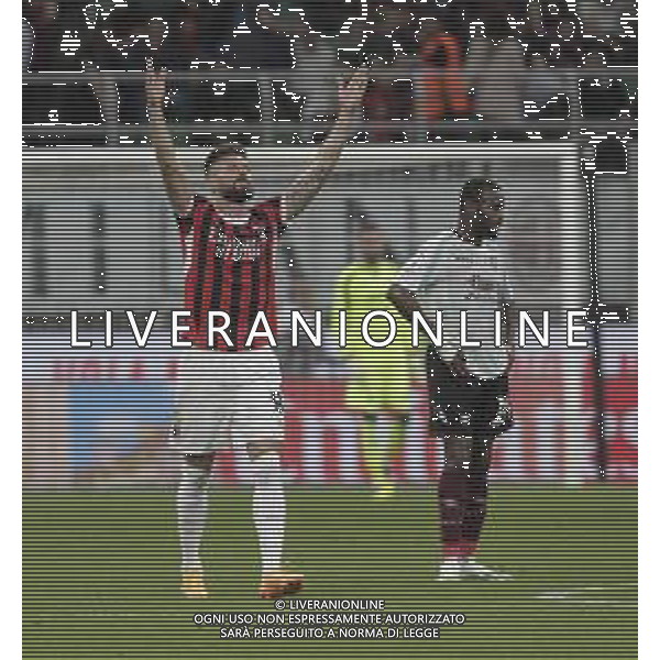 esultanza olivier giroud dopogol -MILAN vs SALERNITANA 38a giornata Campionato Calcio Serie A TIM 25.05.2024 ©PAOLO GIAMPIETRI / AGENZIA ALDO LIVERANI SAS