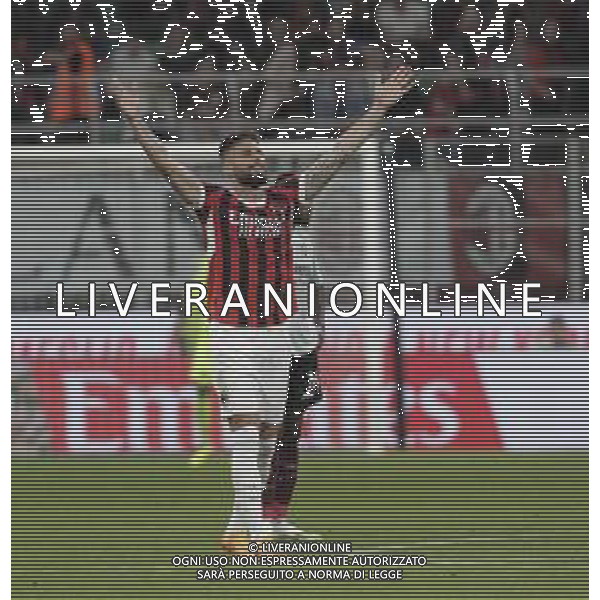 esultanza olivier giroud dopogol -MILAN vs SALERNITANA 38a giornata Campionato Calcio Serie A TIM 25.05.2024 ©PAOLO GIAMPIETRI / AGENZIA ALDO LIVERANI SAS