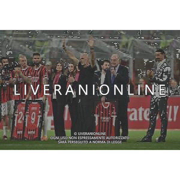Milan vs Salernitana nella foto saluto Stefano Pioli allenatore Milan Milano 25-05-2024 Stadio Giuseppe Meazza - San Siro Campionato Serie A TIM - 38a giornata foto Roberto Garavaglia/Agenzia Aldo Liverani sas/ AGENZIA ALDO LIVERANI SAS