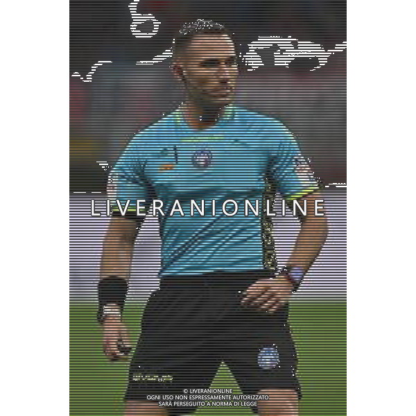 Milan vs Salernitana nella foto l\'arbitro Davide Di Marco di Ciampino (Roma) Milano 25-05-2024 Stadio Giuseppe Meazza - San Siro Campionato Serie A TIM - 38a giornata foto Roberto Garavaglia/Agenzia Aldo Liverani sas/ AGENZIA ALDO LIVERANI SAS