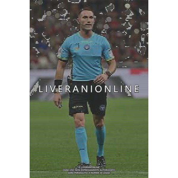 Milan vs Salernitana nella foto l\'arbitro Davide Di Marco di Ciampino (Roma) Milano 25-05-2024 Stadio Giuseppe Meazza - San Siro Campionato Serie A TIM - 38a giornata foto Roberto Garavaglia/Agenzia Aldo Liverani sas/ AGENZIA ALDO LIVERANI SAS