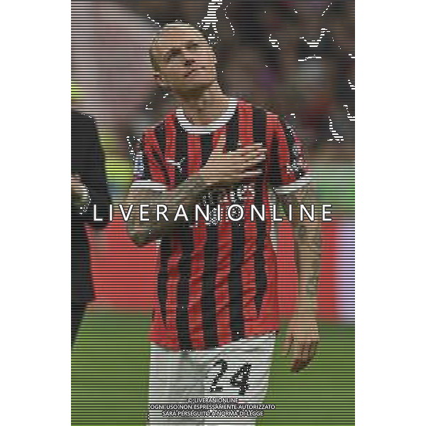 Milan vs Salernitana nella foto Simon Kjaer (Milan) Milano 25-05-2024 Stadio Giuseppe Meazza - San Siro Campionato Serie A TIM - 38a giornata foto Roberto Garavaglia/Agenzia Aldo Liverani sas/ AGENZIA ALDO LIVERANI SAS