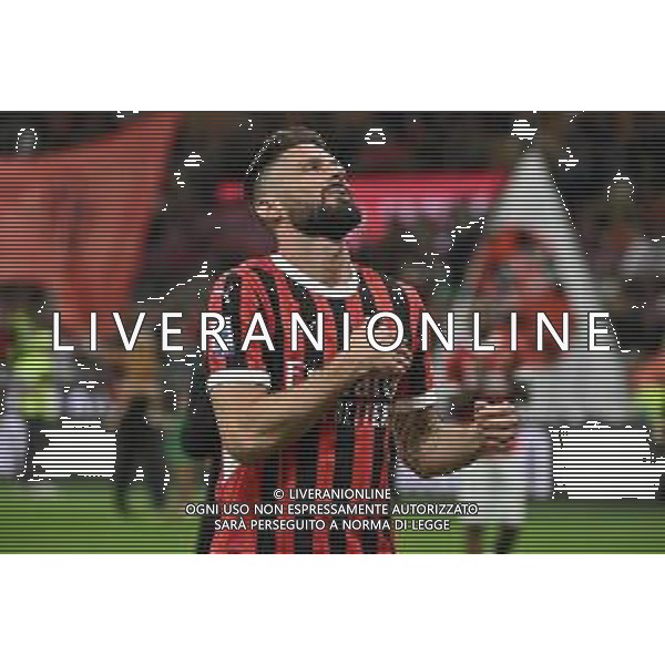 Milan vs Salernitana nella foto Olivier Giroud (Milan) Milano 25-05-2024 Stadio Giuseppe Meazza - San Siro Campionato Serie A TIM - 38a giornata foto Roberto Garavaglia/Agenzia Aldo Liverani sas/ AGENZIA ALDO LIVERANI SAS