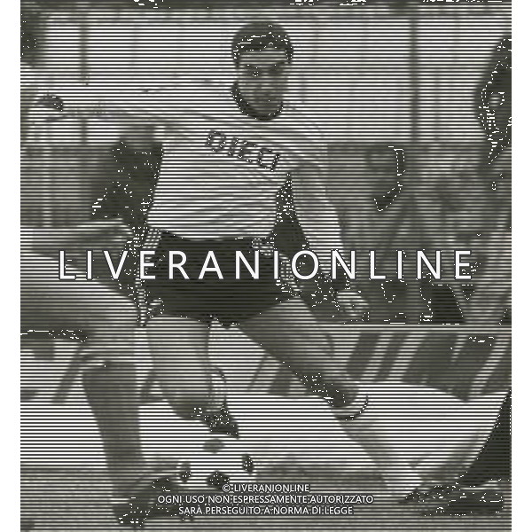 ST-RETROSPETTIVA AGATINO CUTTONE CALCIATORE NELLA FOTO AGATINO CUTTONE CON LA MAGLIA DEL CESENA CALCIO AG ALDO LIVERANI SAS