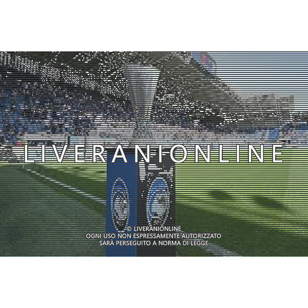 TVRG Atalanta vs Torino nella foto il trofeo della UEFA Europa League posizionato a bordo campo prima della gara Bergamo 26-05-2024 Gewiss Stadium Campionato Serie A TIM - 38a giornata foto Roberto Garavaglia/Agenzia Aldo Liverani sas/AGENZIA ALDO LIVERANI SAS