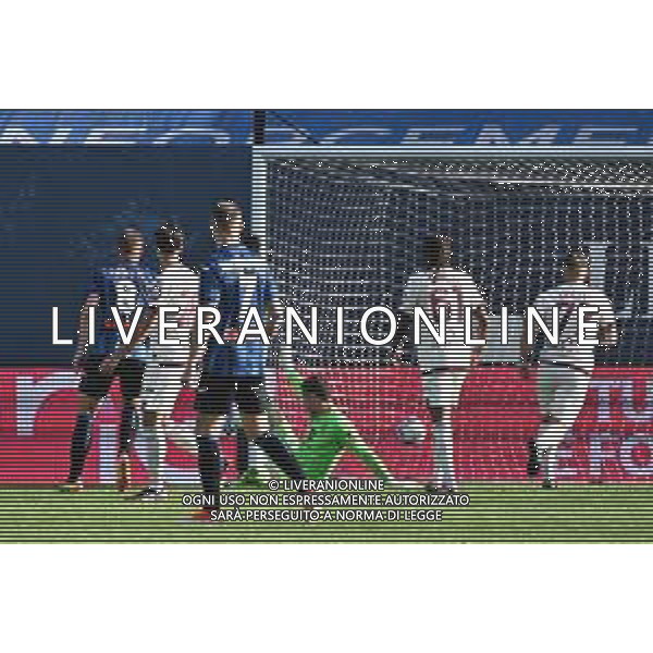 TVRG Atalanta vs Torino nella foto Ademola Lookman (Atalanta), coperto, segna il gol del 2 a 0 Bergamo 26-05-2024 Gewiss Stadium Campionato Serie A TIM - 38a giornata foto Roberto Garavaglia/Agenzia Aldo Liverani sas/AGENZIA ALDO LIVERANI SAS