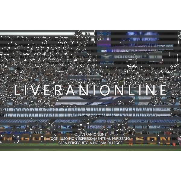 Lazio vs Sassuolo - Campionato Serie A TIM - 38 giornata - Stadio Olimpico - Roma 26-05-2024 nella foto Tifosi Coreografia curva sud per Sven Goran Eriksson ©Federico Gaetano / AGENZIA ALDO LIVERANI SAS
