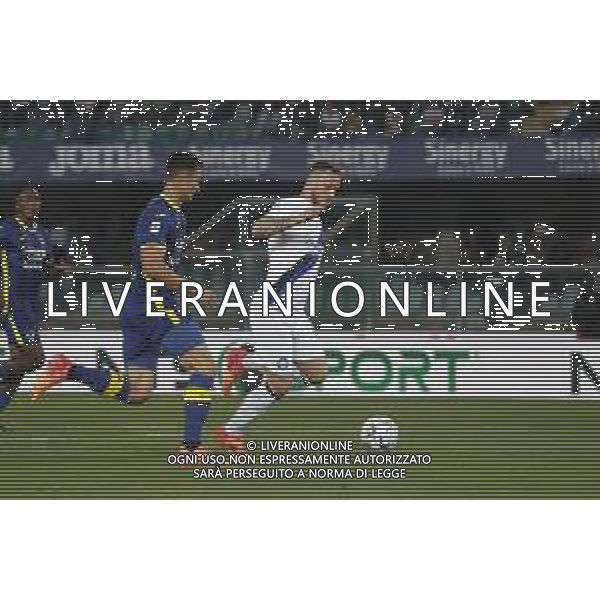 Marko Arnautovic of Inter FC scores a goal during Hellas Verona FC vs Internazionale FC, 38° Serie A Tim 2023-24 game at Marcantonio Bentegodi Stadium in Verona (VR), Italy, on May 26, 2024. (Photo by Davide Casentini) / AGENZIA ALDO LIVERANI SAS