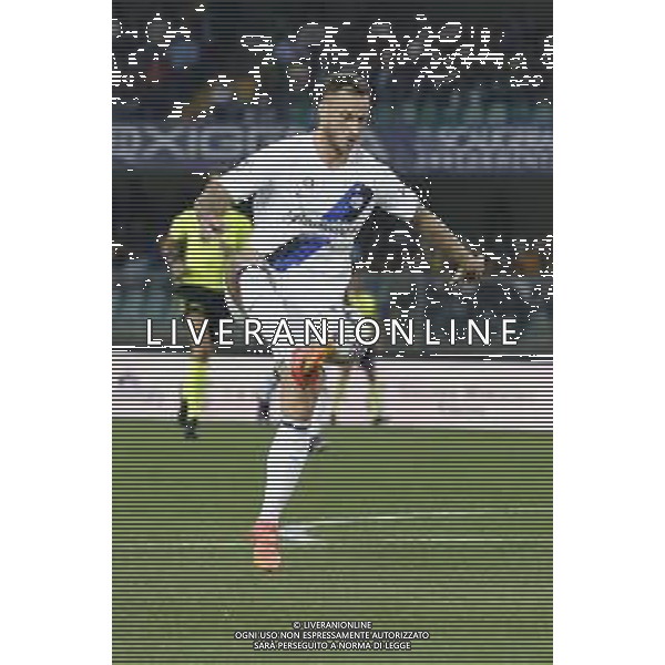 Marko Arnautovic of Inter FC play the ball during Hellas Verona FC vs Internazionale FC, 38° Serie A Tim 2023-24 game at Marcantonio Bentegodi Stadium in Verona (VR), Italy, on May 26, 2024. (Photo by Davide Casentini) / AGENZIA ALDO LIVERANI SAS